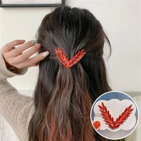 Korean V Shape Buckle Hairpins Girls Hair Accessories Headwear