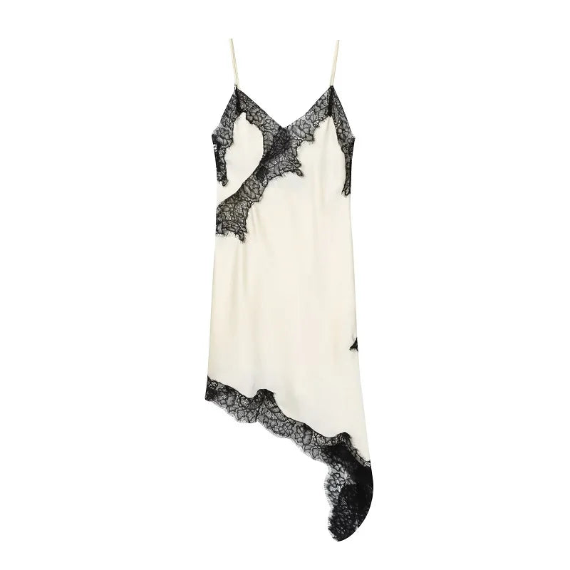 Mini Dress Women Satin Backless Summer Dress Woman Asymmetric Party Women's Dress Sexy Beach Dresses for Women