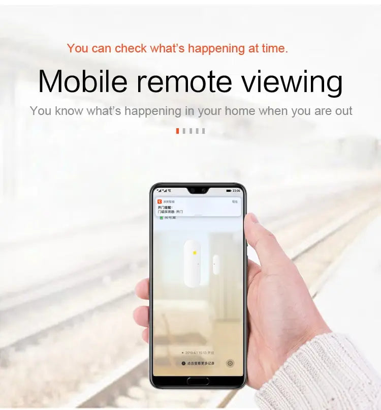 Smart WiFi Door Alarm  Compatible with Alexa Google Home