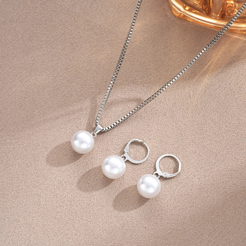 Jewelry Set For Women Dangle Earrings Pendant Necklace