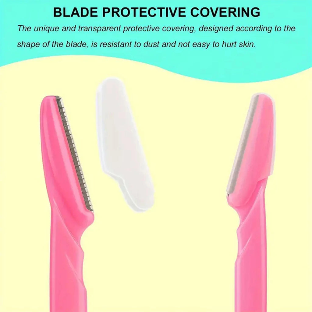 Eyebrow Hair Trimmer and Shaver with Protective Cover,