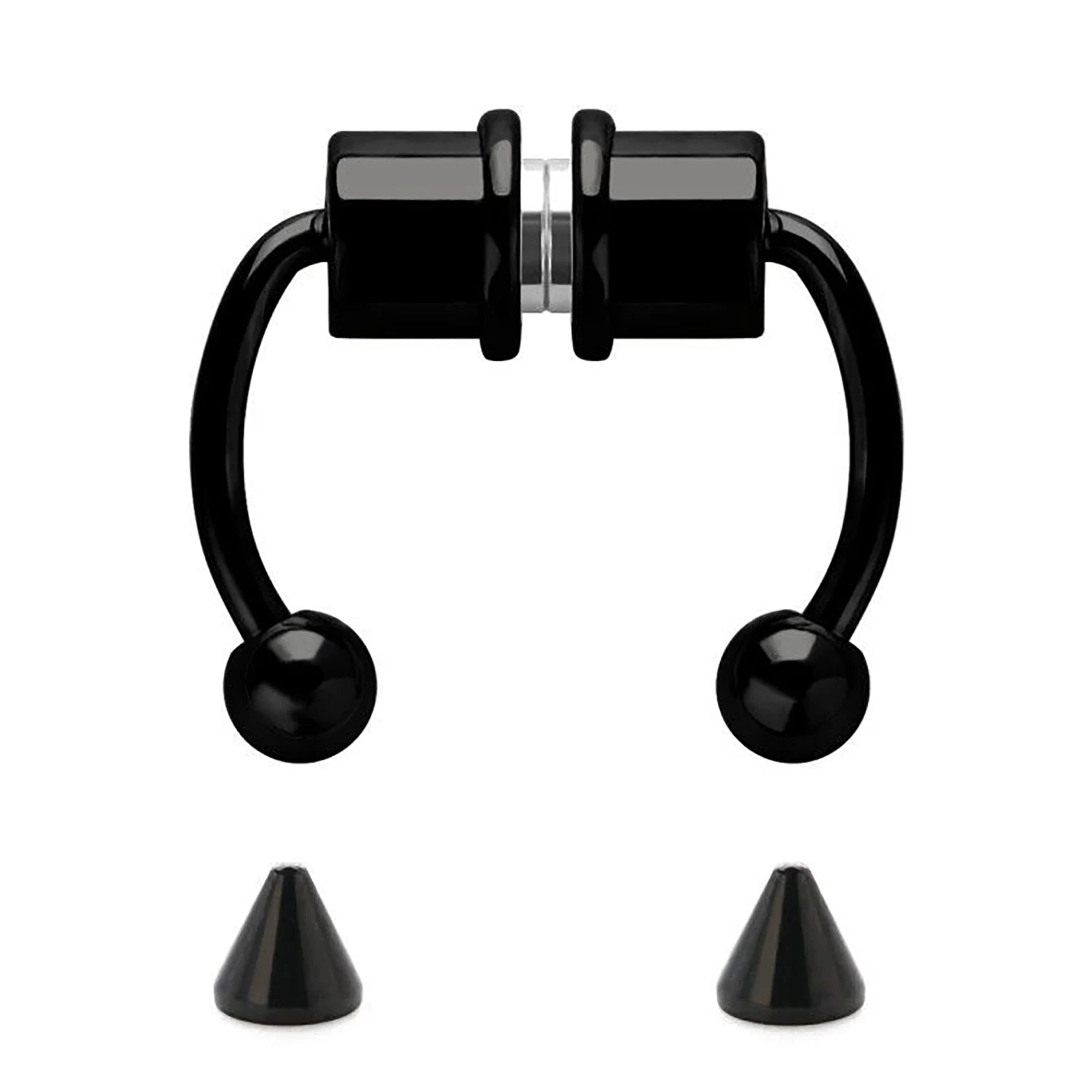 Stainless Steel Magnetic Nose Ring -