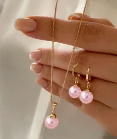 Jewelry Set For Women Dangle Earrings Pendant Necklace