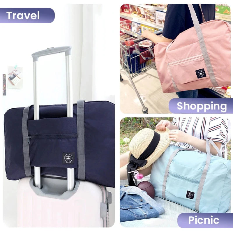1pc Large Capacity Fashion Travel Bag For Unsiex Weekend