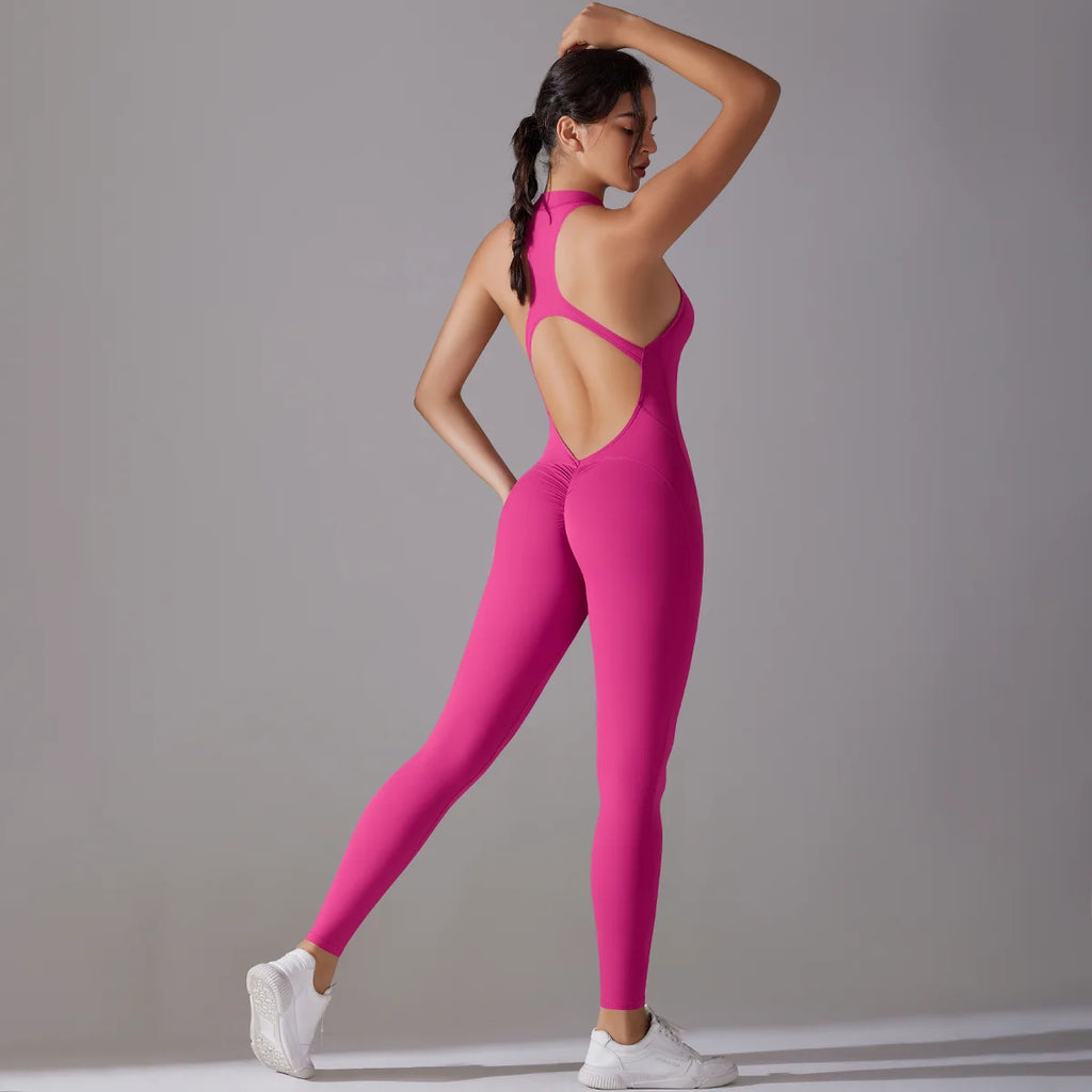 Yoga Suit Women's Gym PushUp Workout Clothes