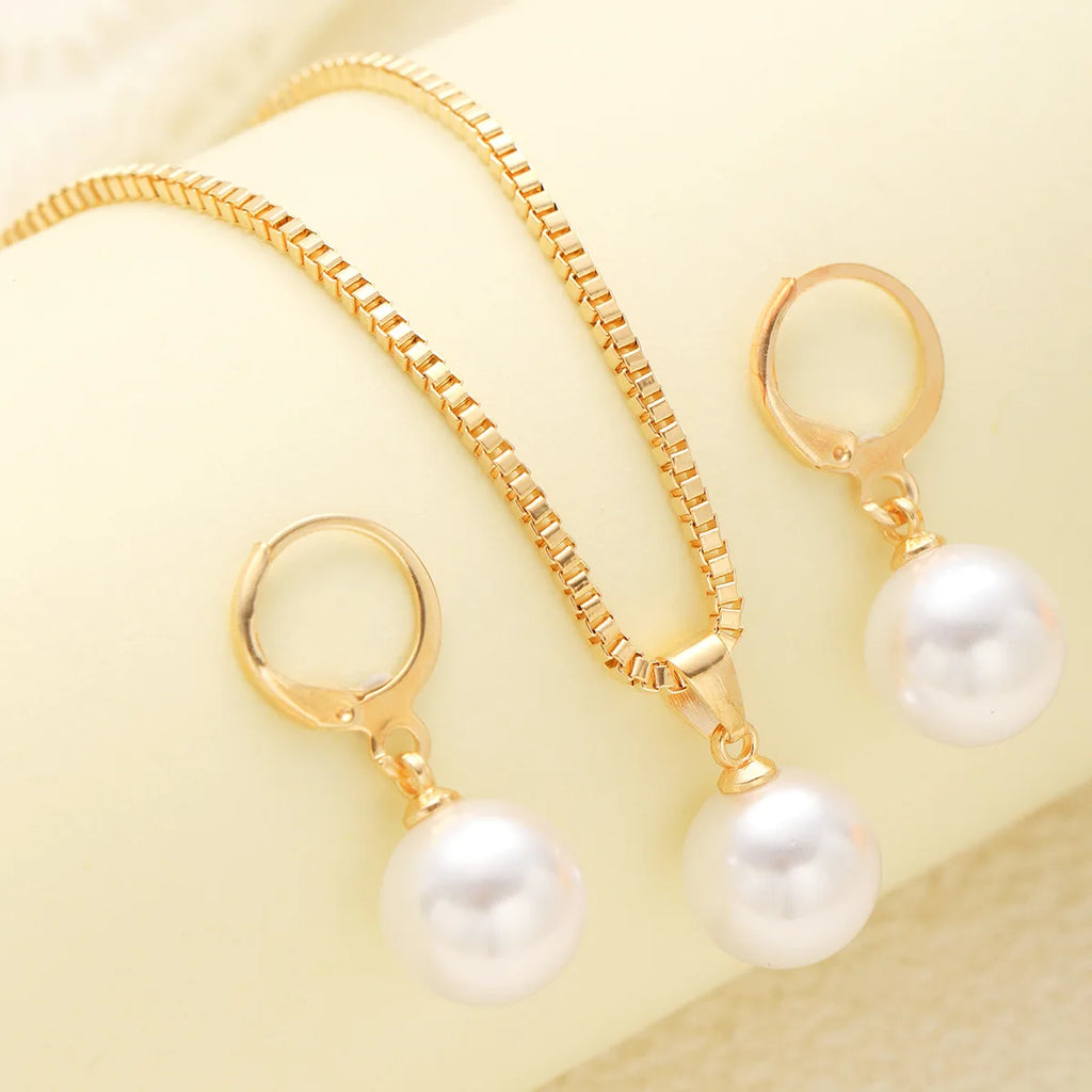 Jewelry Set For Women Dangle Earrings Pendant Necklace