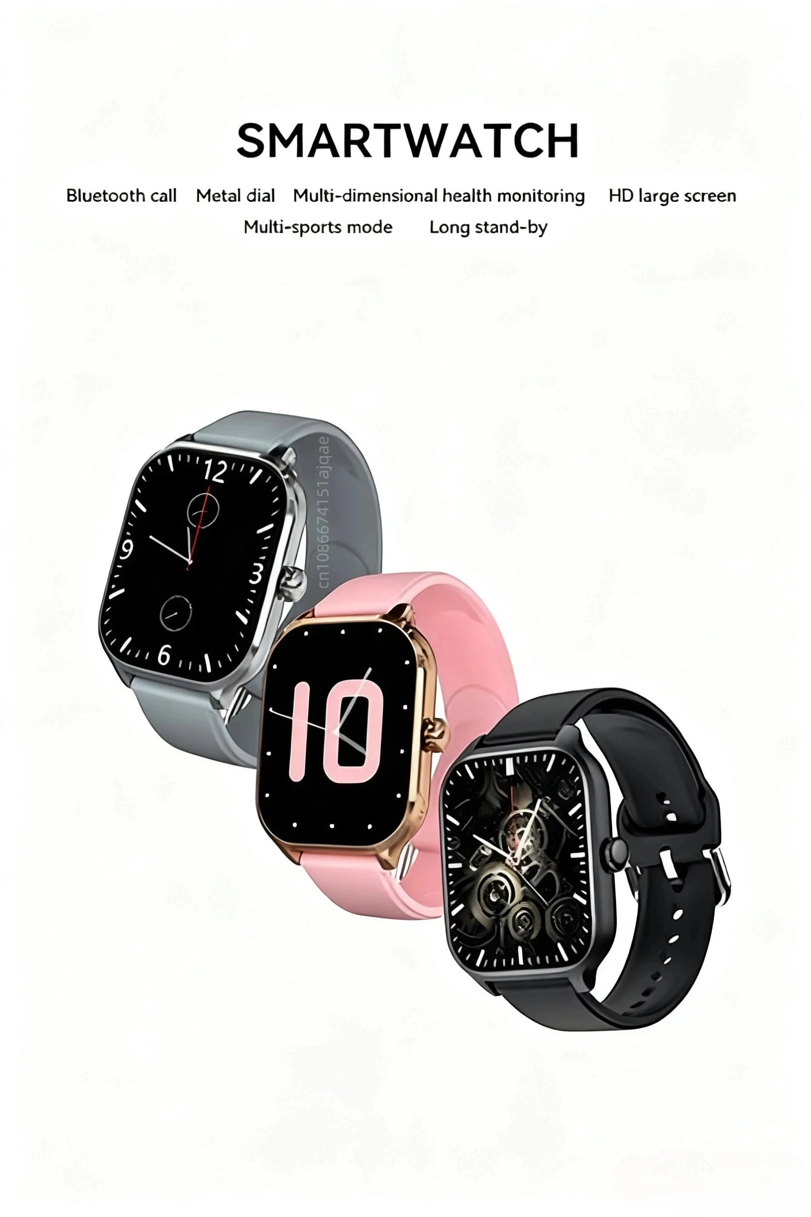 Intelligent Watch Bluetooth Call Remote Photography Sleep Monitoring Multiple Sports Modes Heart Rate Blood