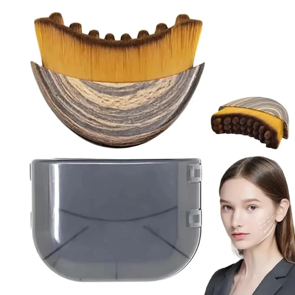 Ergonomic Mermaid-Line Face Sculpting Brush,
