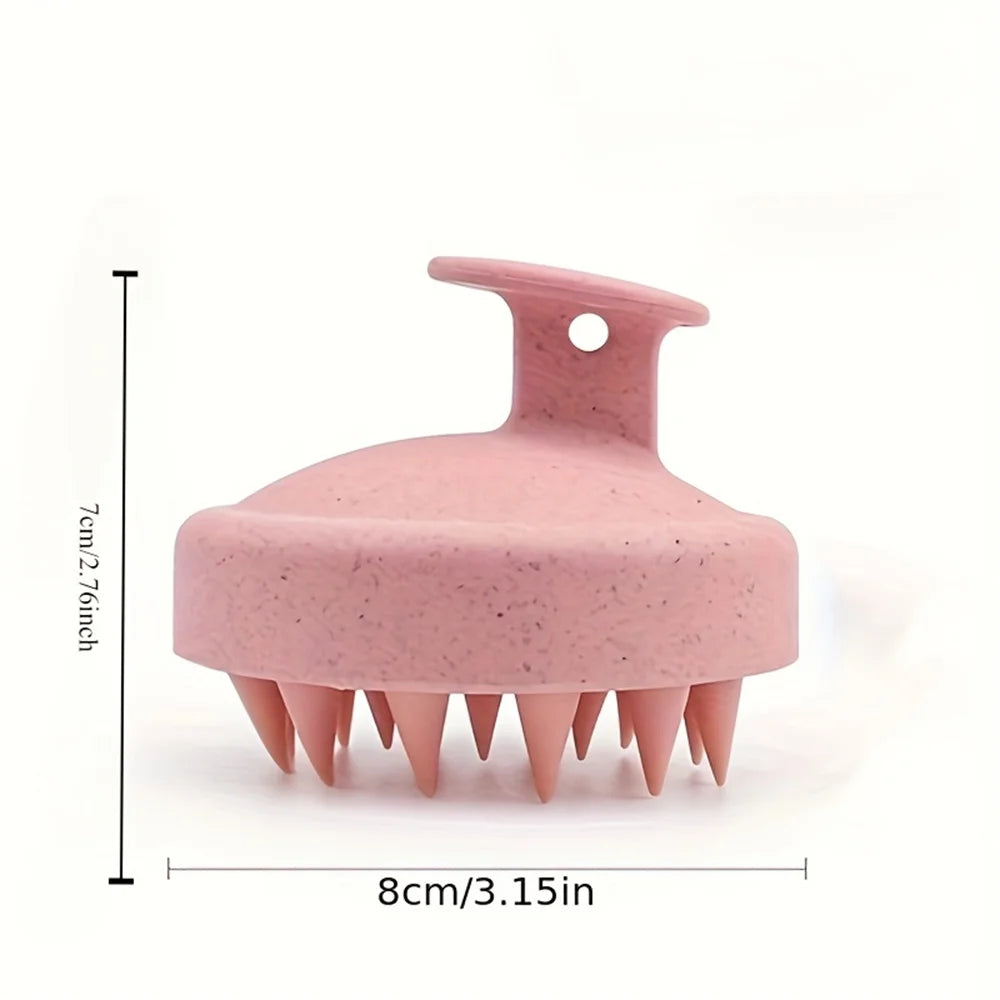 Silicone Shampoo Brush Body Massage Brush Bath Shower Brush