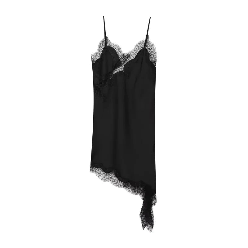Mini Dress Women Satin Backless Summer Dress Woman Asymmetric Party Women's Dress Sexy Beach Dresses for Women