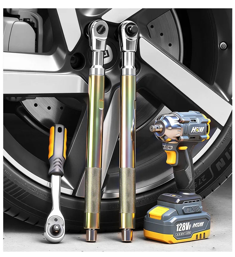 Offset Impact Ratchet Extended Wrench 1/2 Inch Electric Extension Rod Motorcycle Repair Tool Accessories for Small Spaces