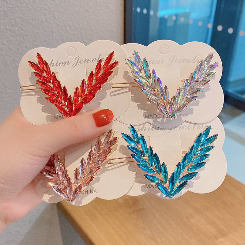 Korean V Shape Buckle Hairpins Girls Hair Accessories Headwear