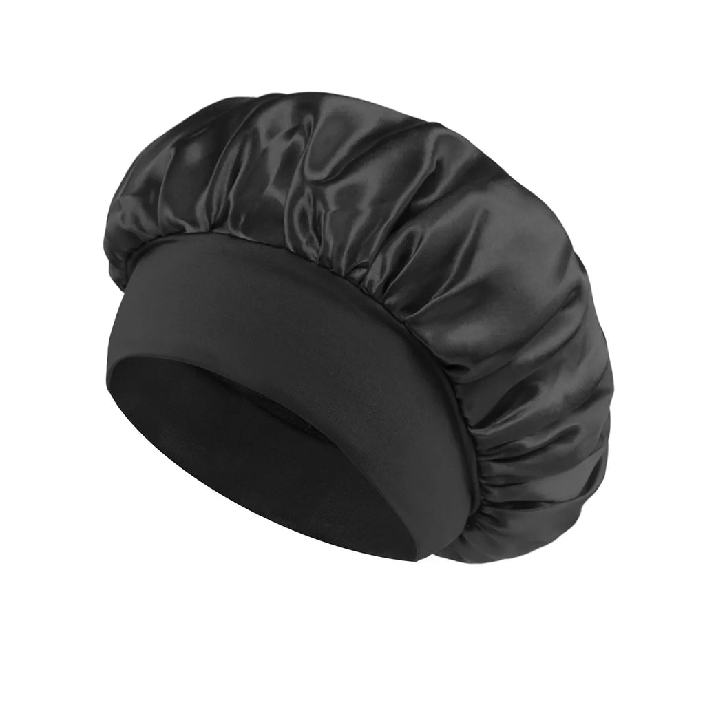 Soft Silk Satin Lined Bonnet Large Satin Hair