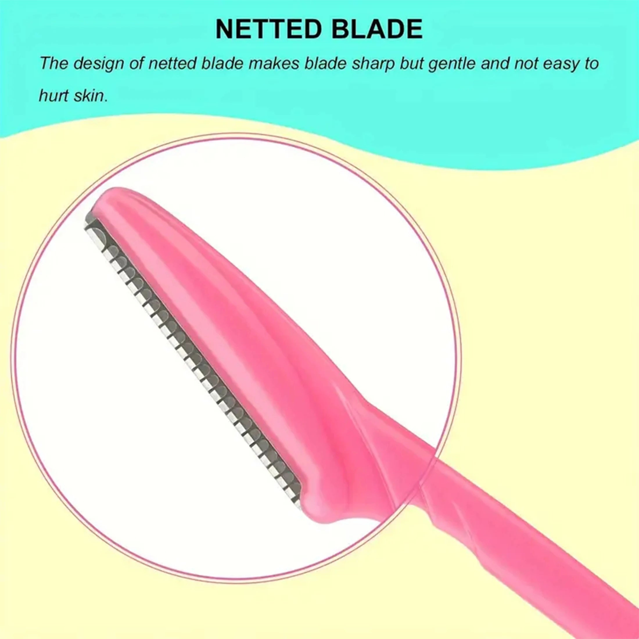 Eyebrow Hair Trimmer and Shaver with Protective Cover,