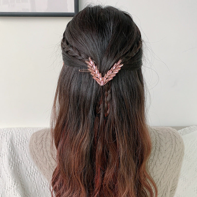 Korean V Shape Buckle Hairpins Girls Hair Accessories Headwear