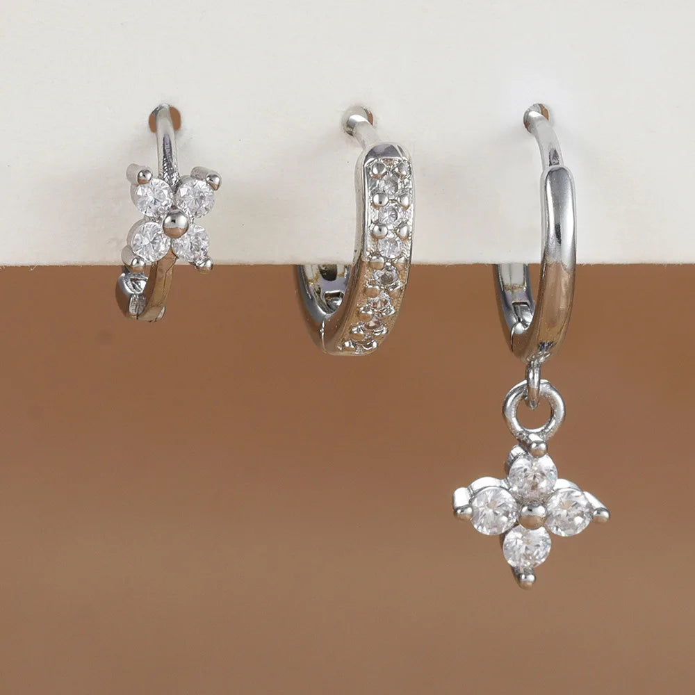 Flower Dangle Earring Piercing Jewelry