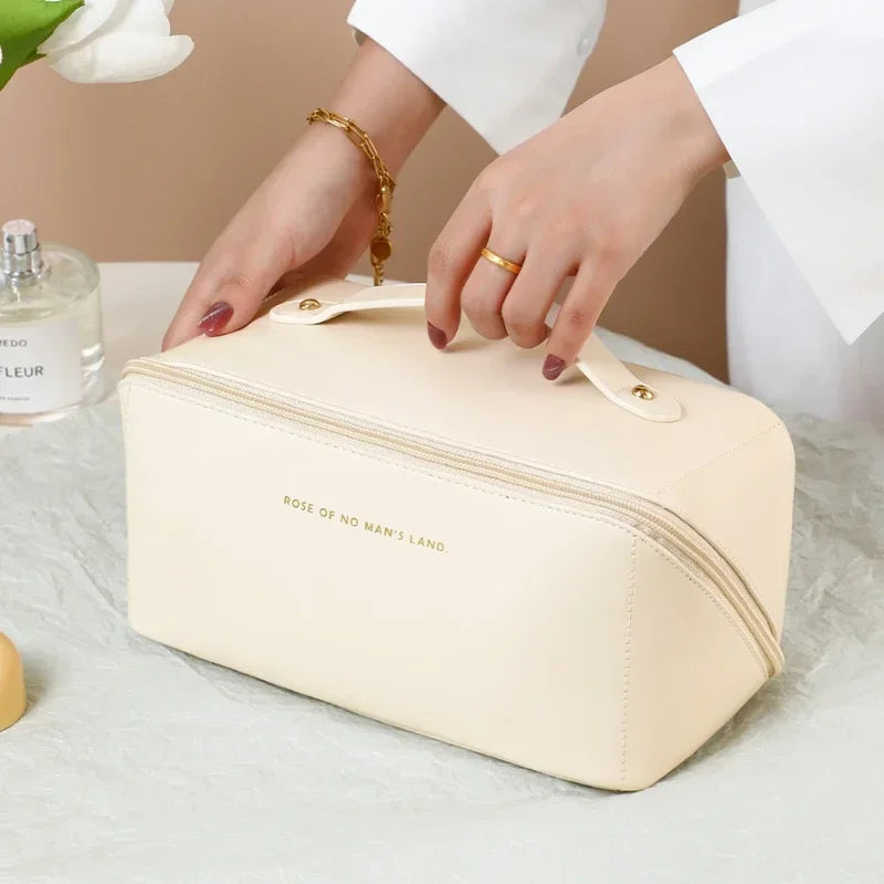 PU Leather Portable Travel Toiletry Bag