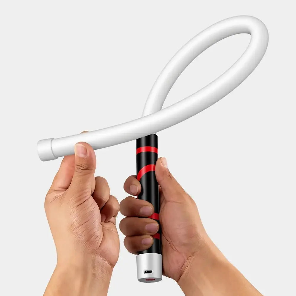 Car Flexible Bendable LED Mechanic Work Light Type-C Charging Waterproof 3 Modes Rechargeable Inspection Flashlight