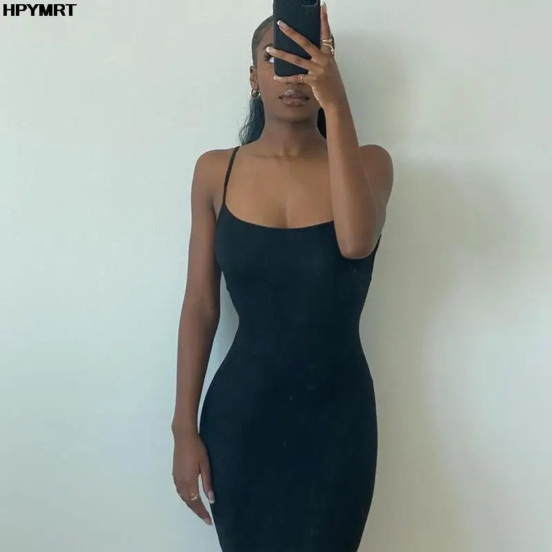 Satin Slip Sleeveless Backless Slim Sexy Maxi Dress