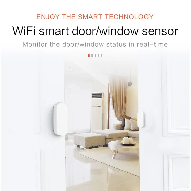 Smart WiFi Door Alarm  Compatible with Alexa Google Home