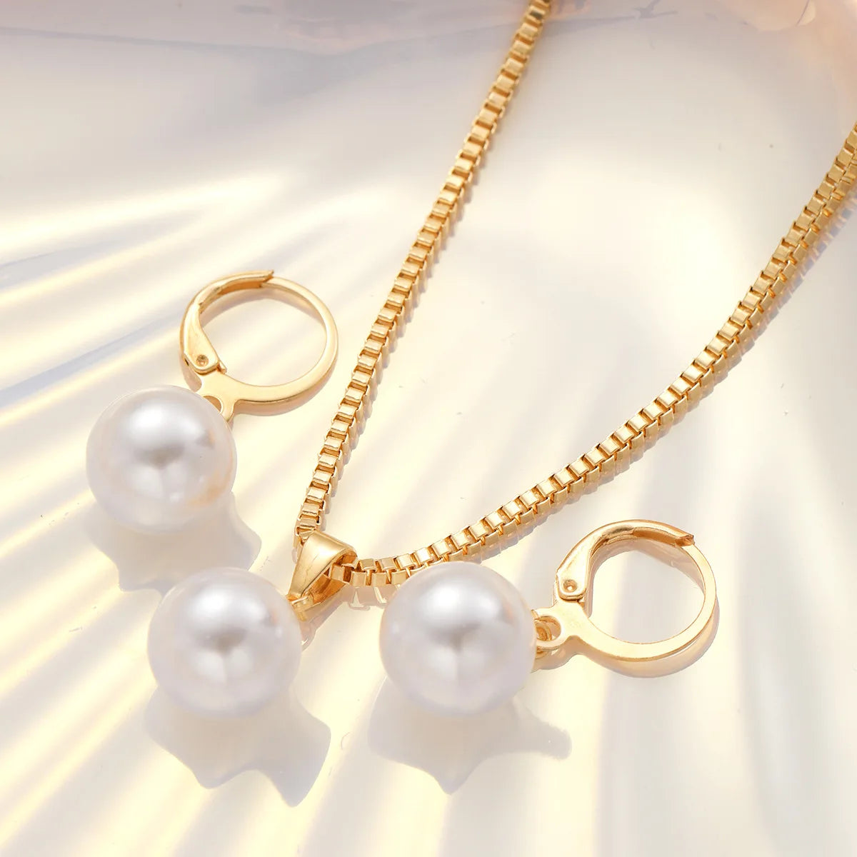 Jewelry Set For Women Dangle Earrings Pendant Necklace