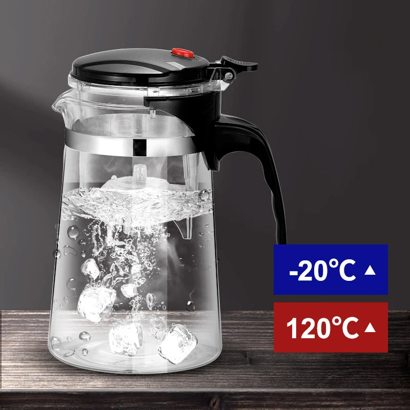 Glass Teapot Flower Tea Kettle