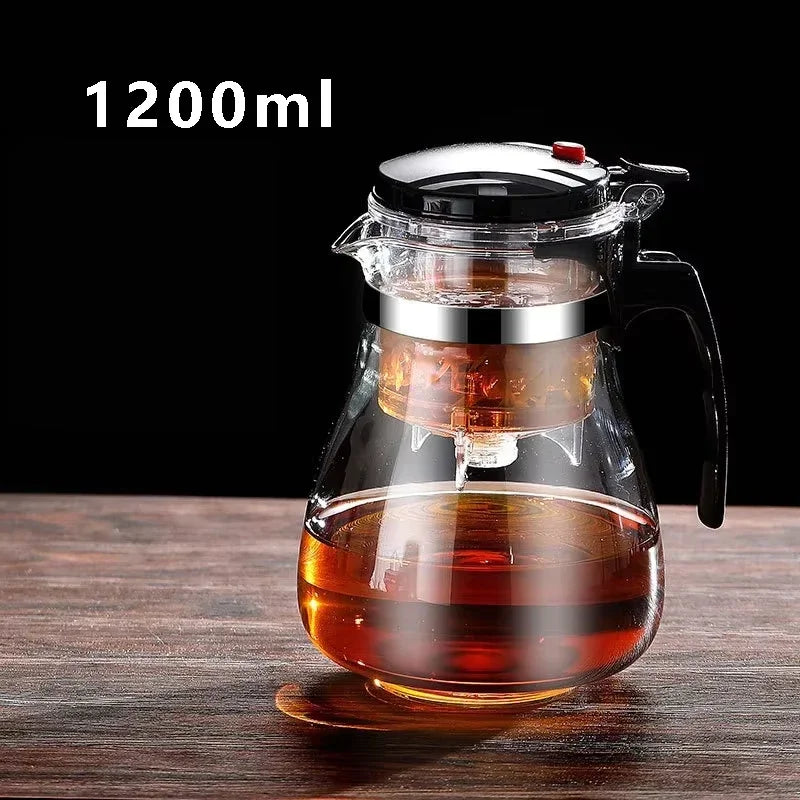 Glass Teapot Flower Tea Kettle