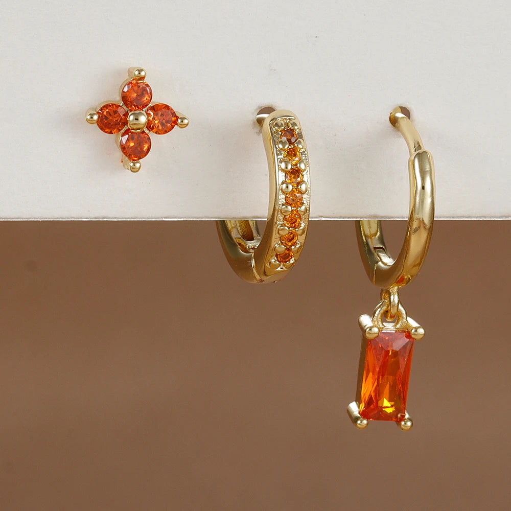 Flower Dangle Earring Piercing Jewelry