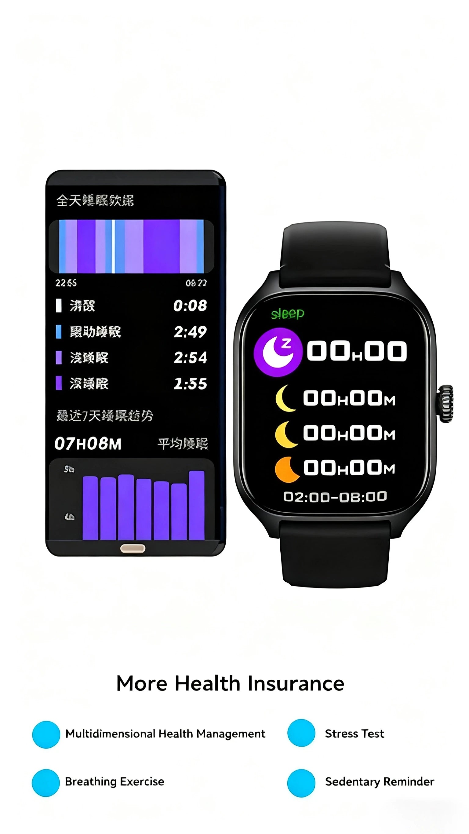 Intelligent Watch Bluetooth Call Remote Photography Sleep Monitoring Multiple Sports Modes Heart Rate Blood