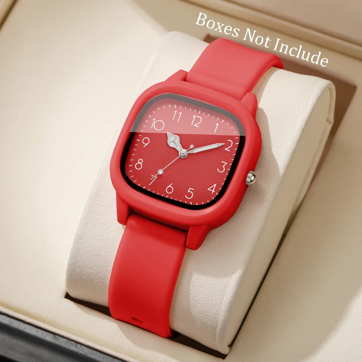 Women Quartz Watch Casual Silicone Band Ladies Wristwatch