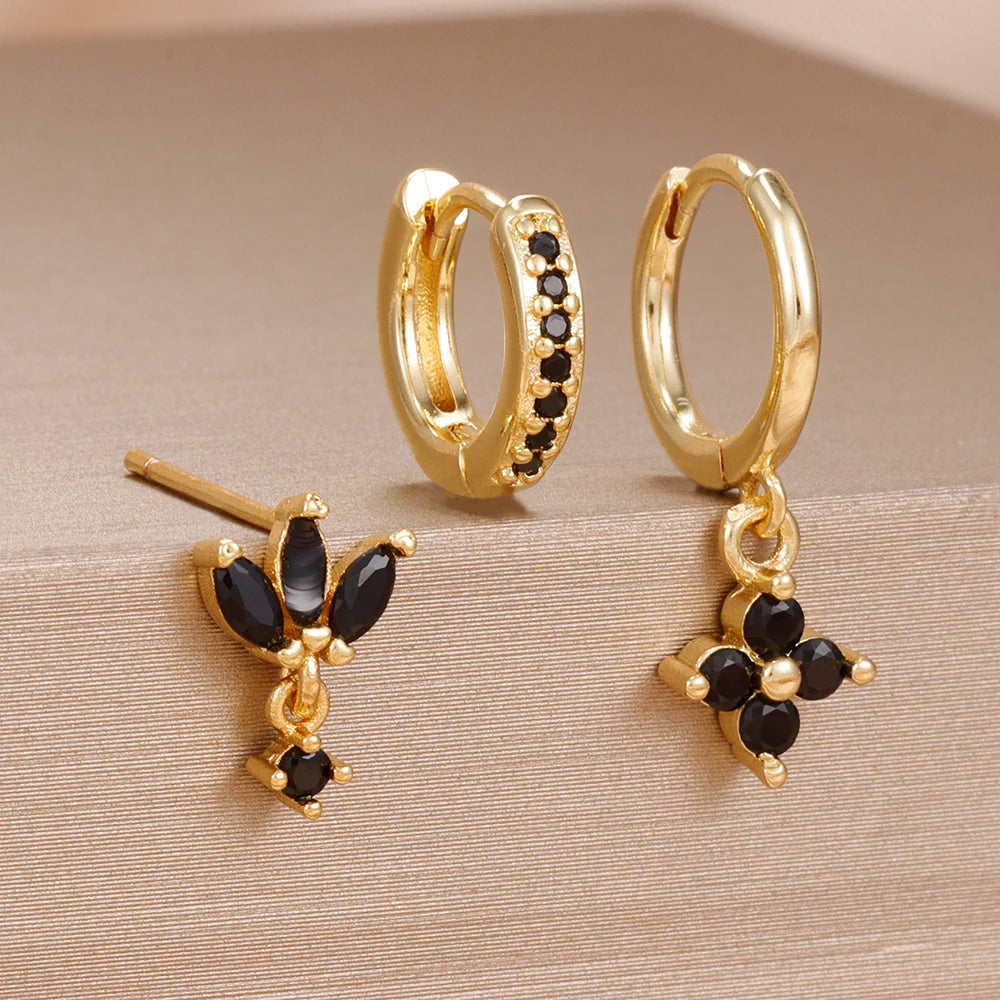 Flower Dangle Earring Piercing Jewelry