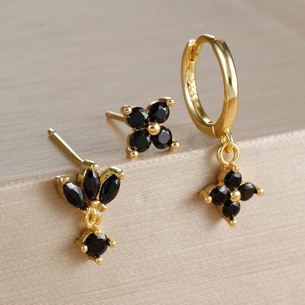 Flower Dangle Earring Piercing Jewelry