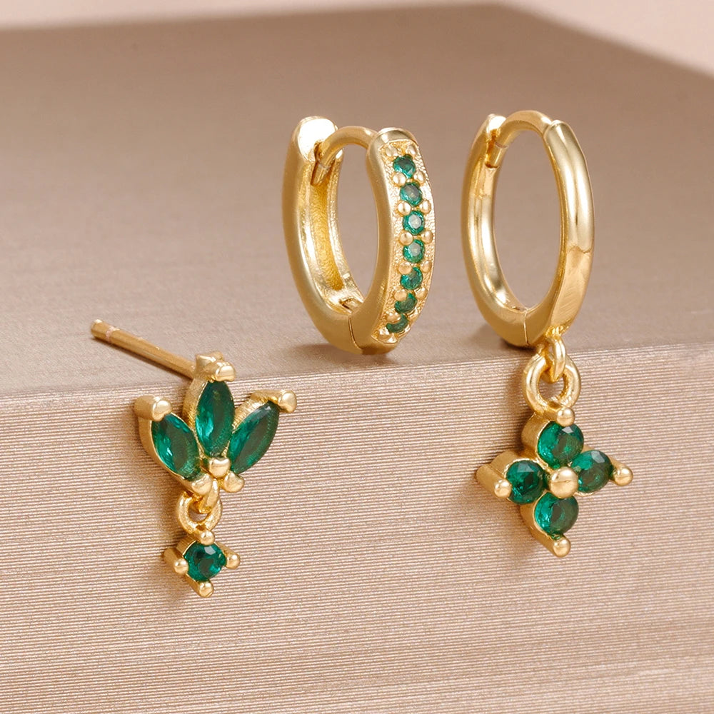 Flower Dangle Earring Piercing Jewelry
