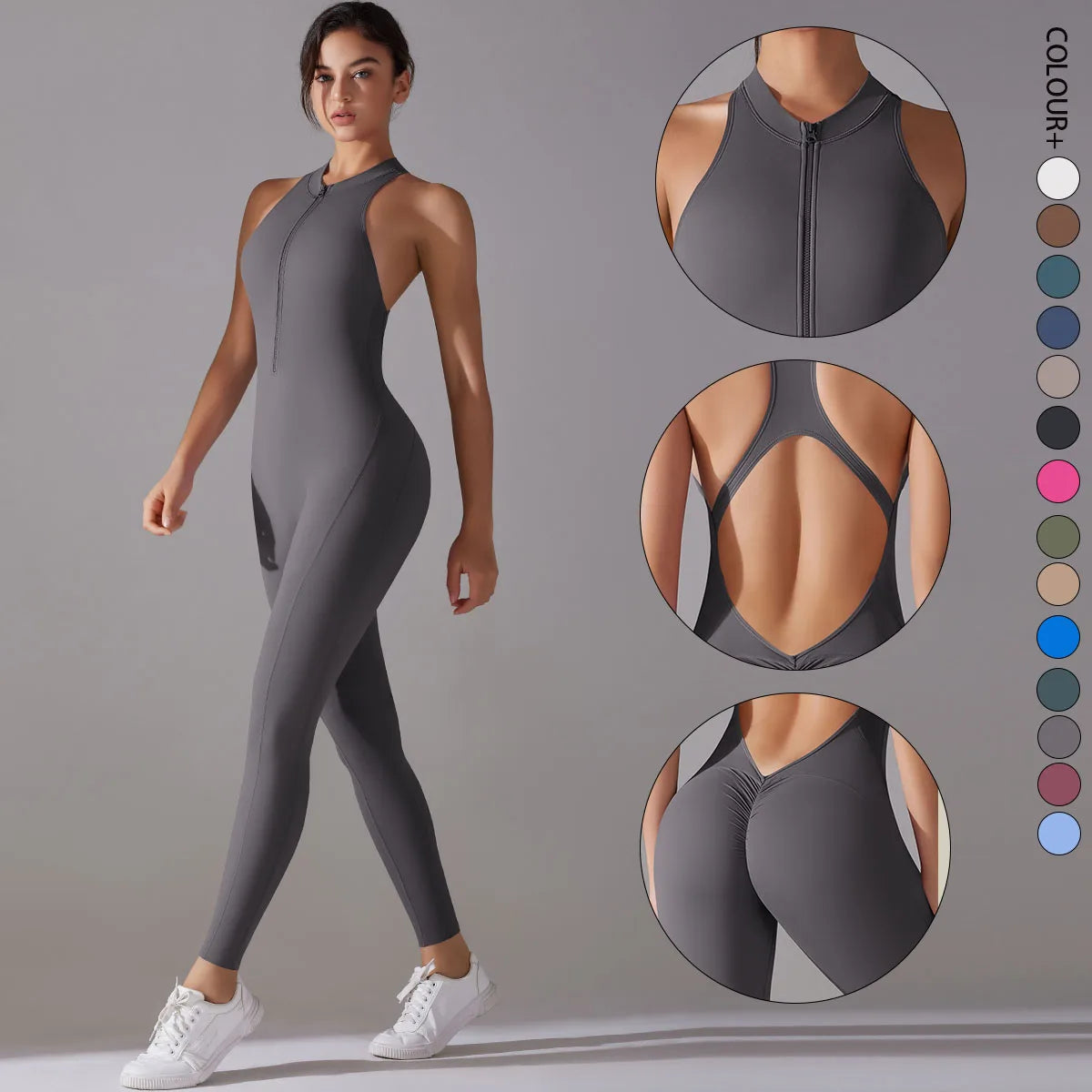 Yoga Suit Women's Gym PushUp Workout Clothes