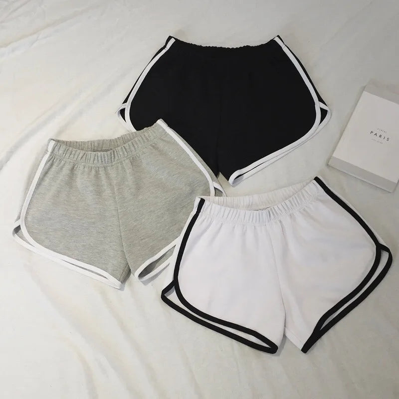 Elastic Shorts for Women, Loose Fitting,