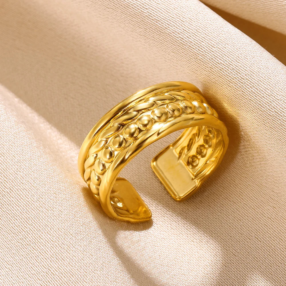 Stainless Steel Shell Rings for Women